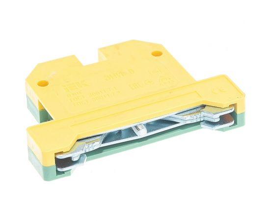 Клеммная колодка ЗНИ-6, 6мм2, земля IEK YZN20-006-K52 