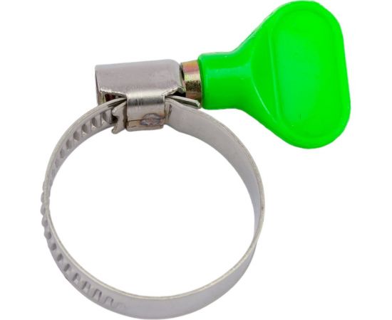 Обжимной хомут из нерж. стали Невский Крепеж с бабочкой, 20-32 мм 850528 