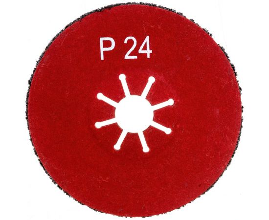 Диск шлифовальный фибровый полужесткий 125х22.3 мм, Р24 S.E.B. 508AK-125P24 