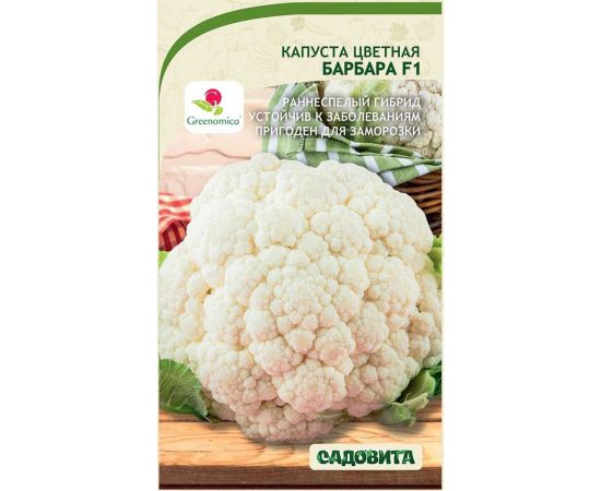 Семена Садовита Капуста цветная Барбара F1 10 шт. Greenomica 00216419 
