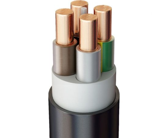 Кабель ввг-нг(a) -ls 4x4ок(n)-0,66 (бухта 50м) Угличкабель PLLS1040400110000000-05 