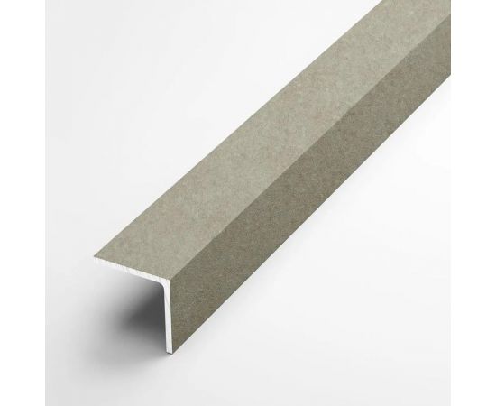 Декоративный алюминиевый угол Лука 30x30x1,5 мм, бетон айс УТ000077778 