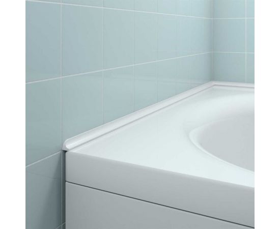 Акриловый Плинтус бордюр для ванной BNV ГЛ12 75 сантиметров, левая сторона 4603320007719 