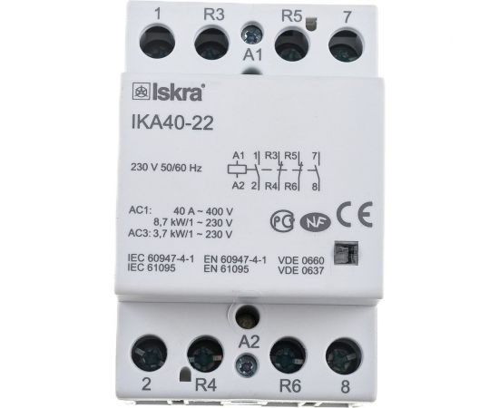 Модульный контактор Iskra IKA40-22/230V УТ-00019593 