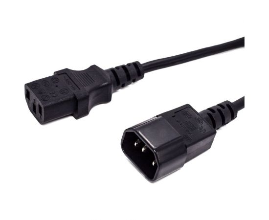 Кабель питания Filum с13-c14, 3x0.5мм?, 220в, 6a, чёрный, 3м FL-PC6-C13-C14-3M 