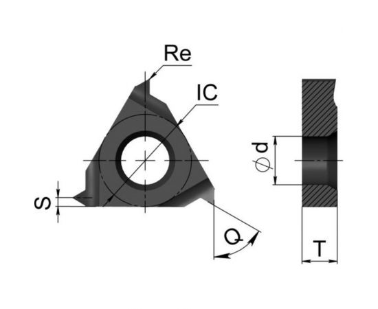 Пластина резьбовая 16ER AG55 10 шт HARDSTONE 4603390580822 – изображение 2