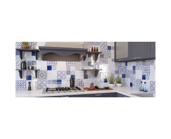 Мелкоформатная настенная плитка Нефрит-Керамика Однотонная 12-01-4-01-00-00-001 (глянцевая; белый; 9,9x9,9 см; 45 шт.; площадь упаковки 0,44 кв.м) СК000023802 – изображение 2