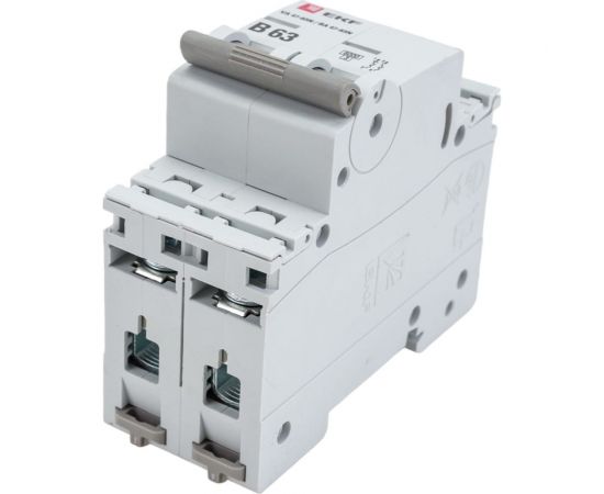 Автоматический выключатель EKF 2P 63А (B) 6кА ВА 47-63N PROxima M636263B – изображение 2