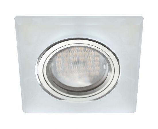 Светильник Ecola MR16 LD1651 GU5.3 Glass стекло, подсветка, квадрат скошенный край, хром 25x90x90 SL1651EFF – изображение 2