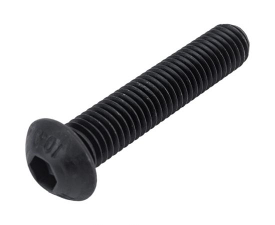 Винт Море-Метизов ISO 7380, класс прочности 10.9, оксид, M10x50 мм, 10 шт. VINT7380105010M – изображение 2