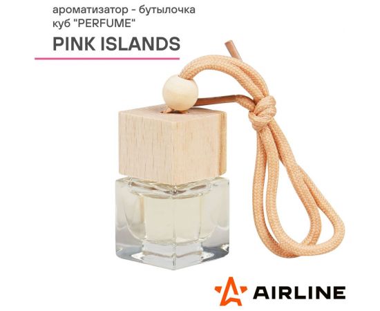 Ароматизатор-бутылочка Airline Perfume куб PINK ISLANDS AFBU235 – изображение 2