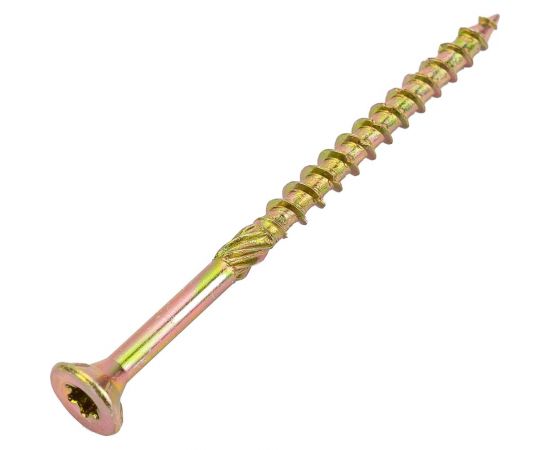 Конструкционный шуруп STARFIX 4,0x60 мм потайной, желтый цинк, 250 штук SMC2-48948-250 – изображение 3