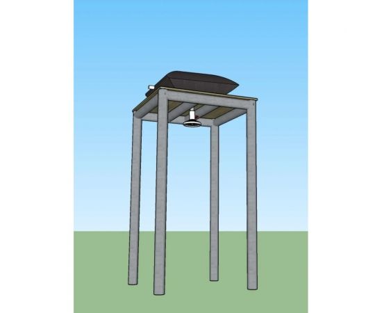 Складная ёмкость для летнего душа EKUD 125 литров 0125 – изображение 3
