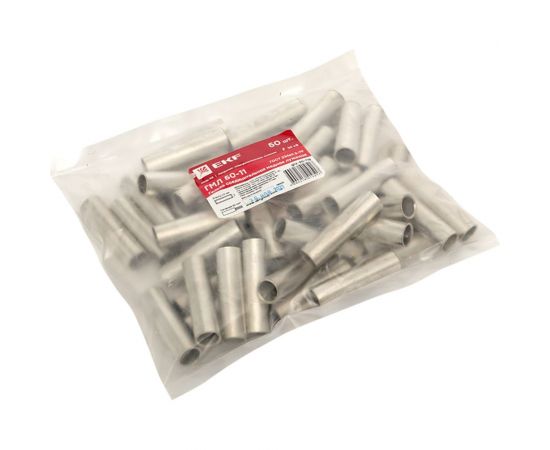 Соединительная медная луженая гильза EKF PROxima ГМЛ 50-11, ГОСТ, упаковка 50 штук gty-50-11g – изображение 3