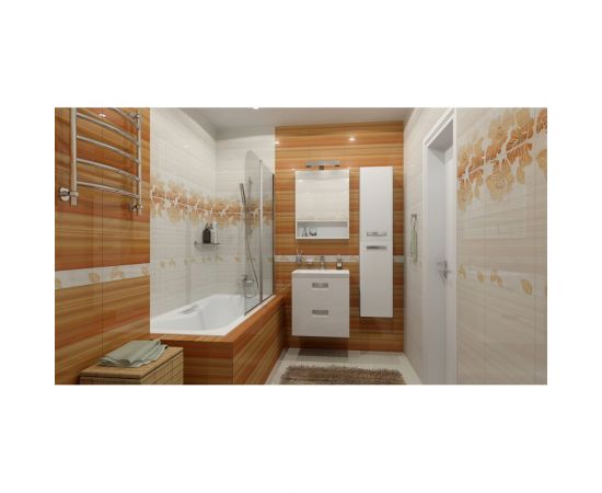 Настенная плитка Нефрит-Керамика Кензо 00-00-5-09-00-21-054 (слоновая-кость; 25x40 см; площадь упаковки 1,5 кв.м) СК000031542 – изображение 3