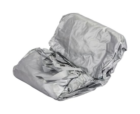 Универсальный защитный чехол-тент Airline на автомобиль, L 520x192x120 см, серый, молния для двери AC-FC-03 – изображение 4