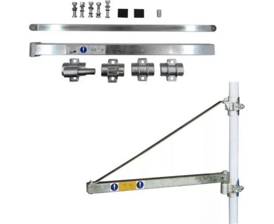 Штанга поворотная для подвеса мини тали на строительные леса 750 мм OCALIFT 1004895 – изображение 5