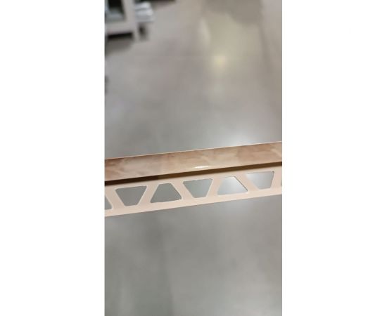 Раскладка внутренняя для плитки Ideal 8 мм, 2.5 м, 105 мрамор светло-бежевый Вп8 105 МРМ СБЖ – изображение 6