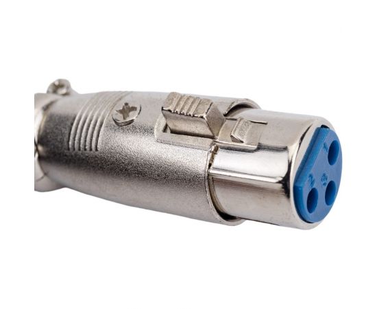 Разъем XLR 3P гнездо Pro Legend металл на кабель с хомутом 70мм, PL2187 – изображение 6