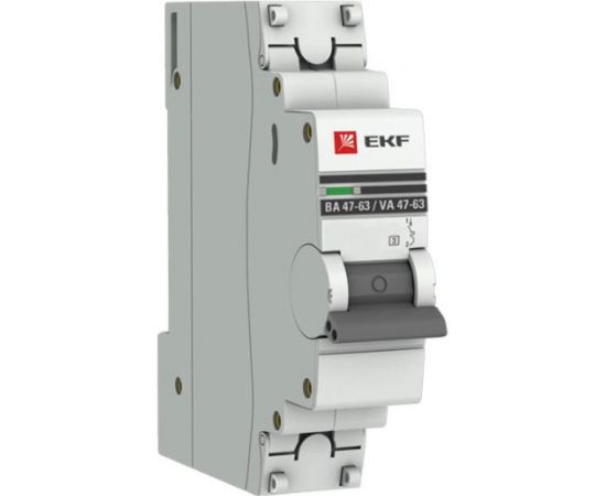 Автоматический выключатель EKF PROxima ВА 47-63, 1P, 13А, C, 4,5kA, SQ mcb4763-1-13C-pro 