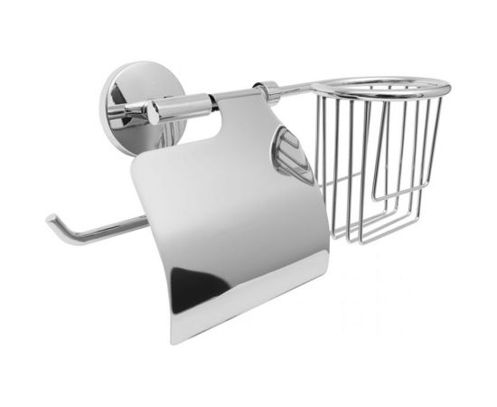 Держатель туалетной бумаги+подставка для дезодоранта Delphinium 41886-2 С 102060 