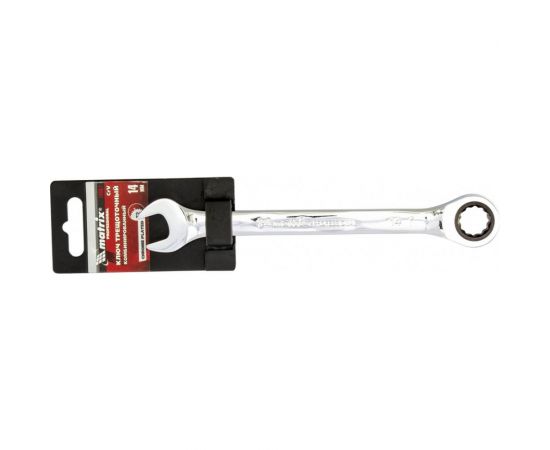 Комбинированный трещоточный ключ 14 мм MATRIX PROFESSIONAL 14807 