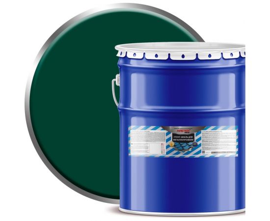 Грунт-эмаль для металлопрофиля MASTER PRIME RAL 6005 зеленый мох, 20 кг 4300006947 
