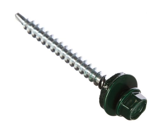 Кровельный саморез Саморезик 4,8х38 RAL6005 зеленый мох 250шт SKRAL6005-4,8х38-250 