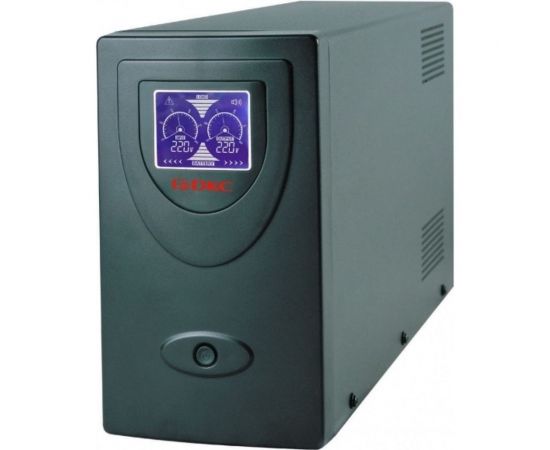 Линейно-интерактивный источник бесперебойного питания DKC 2000 ВА/1200 Вт, 1/1,2xIEC C13, 2xSchuko, USB + RJ45, LCD, 2x9Aч INFOLCD2000SI 