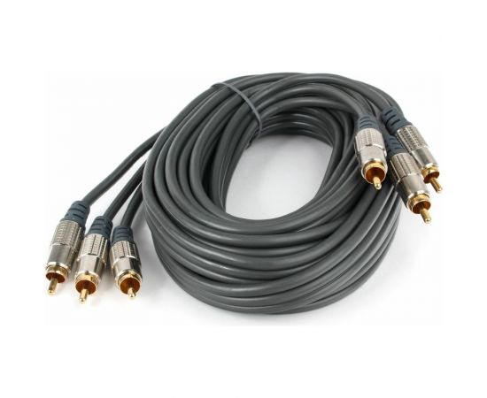 Аудиовидеокабель RCA Gembird CCAP-303-4.5 CCAP-303-15 