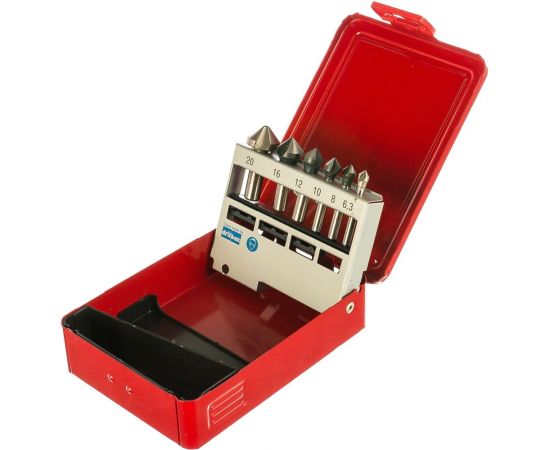 Набор из 6 зенкеров (6,3; 8; 10; 12;16; 20) Bucovice Tools 741805 