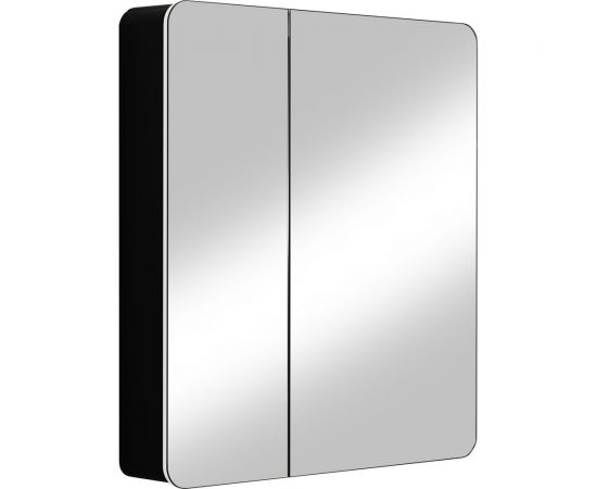 Зеркало-шкаф Reflection Black led 760x850 RF2002BL 