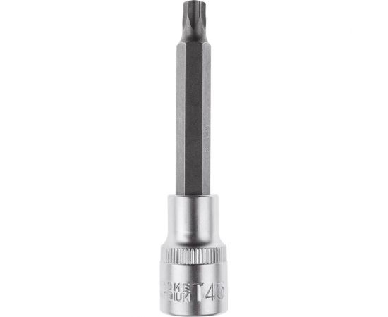 Головка с длинной вставкой TORX (T45; L100 мм; 1/2DR) AV Steel AV-526445 