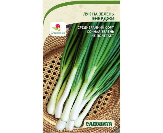 Семена Садовита Лук на зелень Энерджи 0.5 г Greenomica 00216520 
