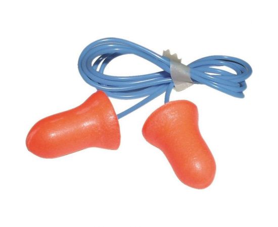 Противошумные вкладыши-беруши Honeywell Howard Leight Max из вспененного полиуретана со шнурком, 100 пар 3301130 