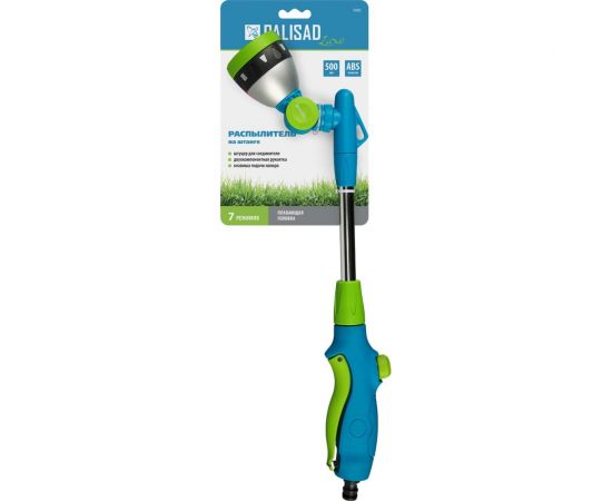 Распылитель PALISAD luxe 7 режимов, алюминиевая штанга, 500 мм, поворотная голова 65802 – изображение 11