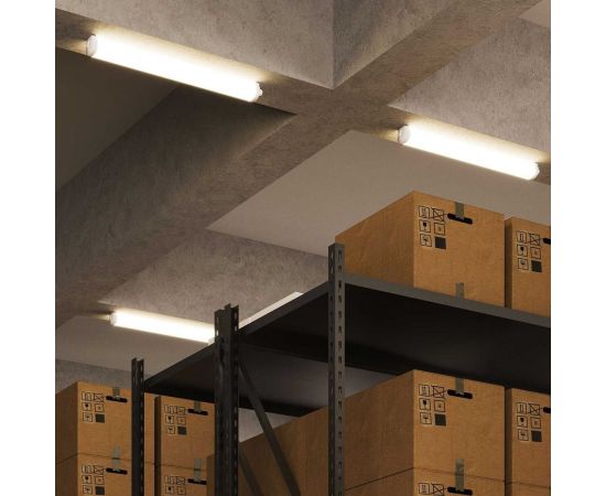 Светодиодный линейный светильник Gauss IP65 590х40х30мм 18Вт 1300lm 4000К матовый 143424218 – изображение 2