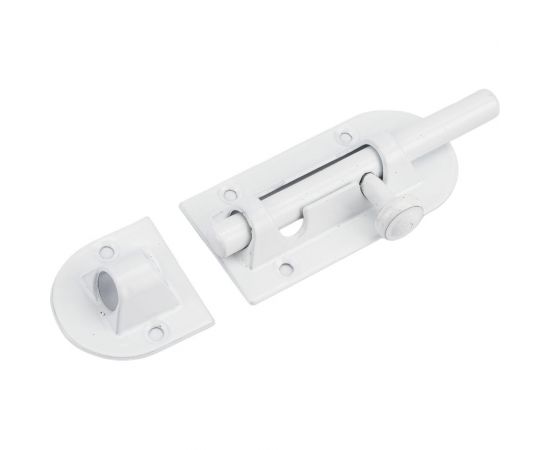 Дверной шпингалет PALIDORE SH 80 white белый 98760977 – изображение 2