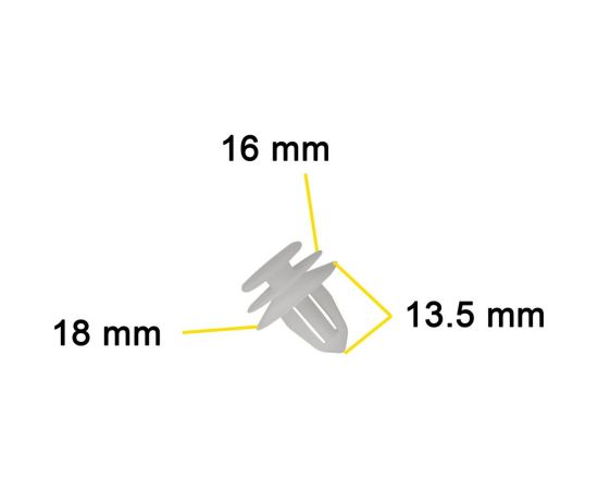 Автокрепеж для Infiniti/Nissan 10 шт 155330001 КрепАвто 1694 – изображение 2