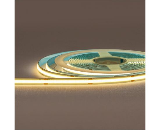 Светодиодная лента MAKSILED cob 24В, 480д/м, 10Вт/м, ip20, 850Лм/м, 3000k, теплый белый, 5м ML-R480-COB-WW-S – изображение 2