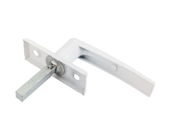 Ручка оконная Tech-Krep Р2 металл, белая 1 шт. пакет 153201 – изображение 2