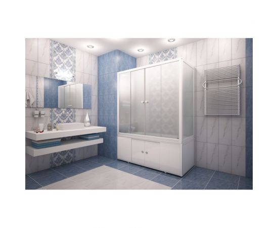 Торцевая ширма Метакам 700х1400 мм, матовое стекло ШСS_011157 – изображение 2