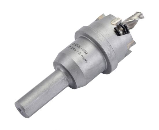 Коронка по металлу HM (24х12 мм; хвостовик 10 мм; комплект) D.BOR HS-HM-12-024-T – изображение 3