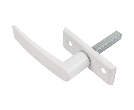 Ручка оконная Tech-Krep Р2 металл, белая 1 шт. пакет 153201 – изображение 3