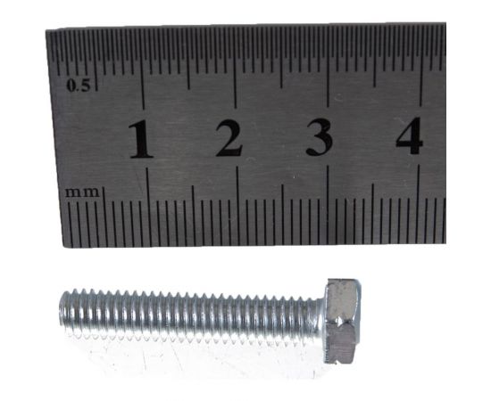 Болт с ш\г Качественный КРЕПЕЖ полная резьба DIN 933 558 6x30 80 шт 0300773 КЧ – изображение 3