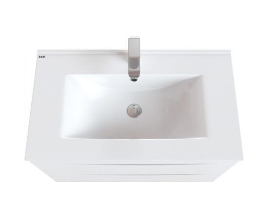 Тумба с умывальником IDDIS Cloud подвесная, 80 см, белая CLO80W0i95K – изображение 3