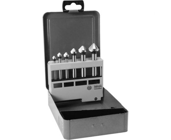 Набор из 6 зенкеров (6,3; 8; 10; 12;16; 20) Bucovice Tools 741805 – изображение 3