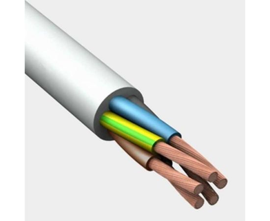 Провод Партнер-электро ПВСнгА-LS 5x0,75, ГОСТ, белый, 100м P021G-05NP03MC-B100WT – изображение 3