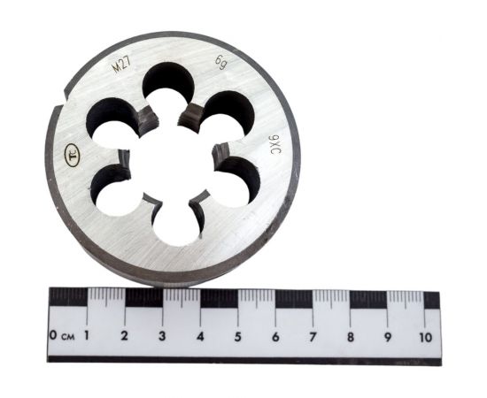 Метрическая плашка ТехноСталь М27.0х3.0 9ХС t240102 – изображение 4