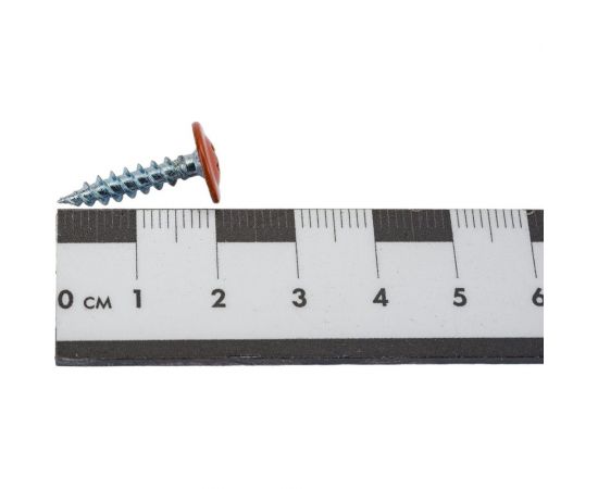 Прессшайба Качественный КРЕПЕЖ 4.2х19 мм, коричневая медь RAL 8004, острая, 250 шт 0300225 КЧ – изображение 4